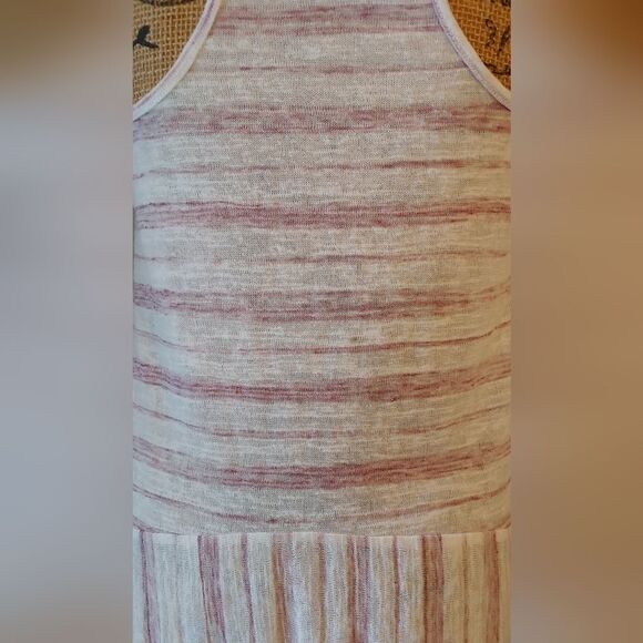 Chloe K Striped Racerback Tank Top Sz M - Picture 4 of 6